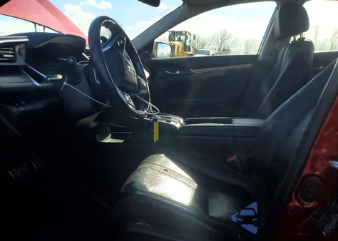 2019 Honda Civic Touring из США, поврежденный, VIN JHMFC1F93KX003044